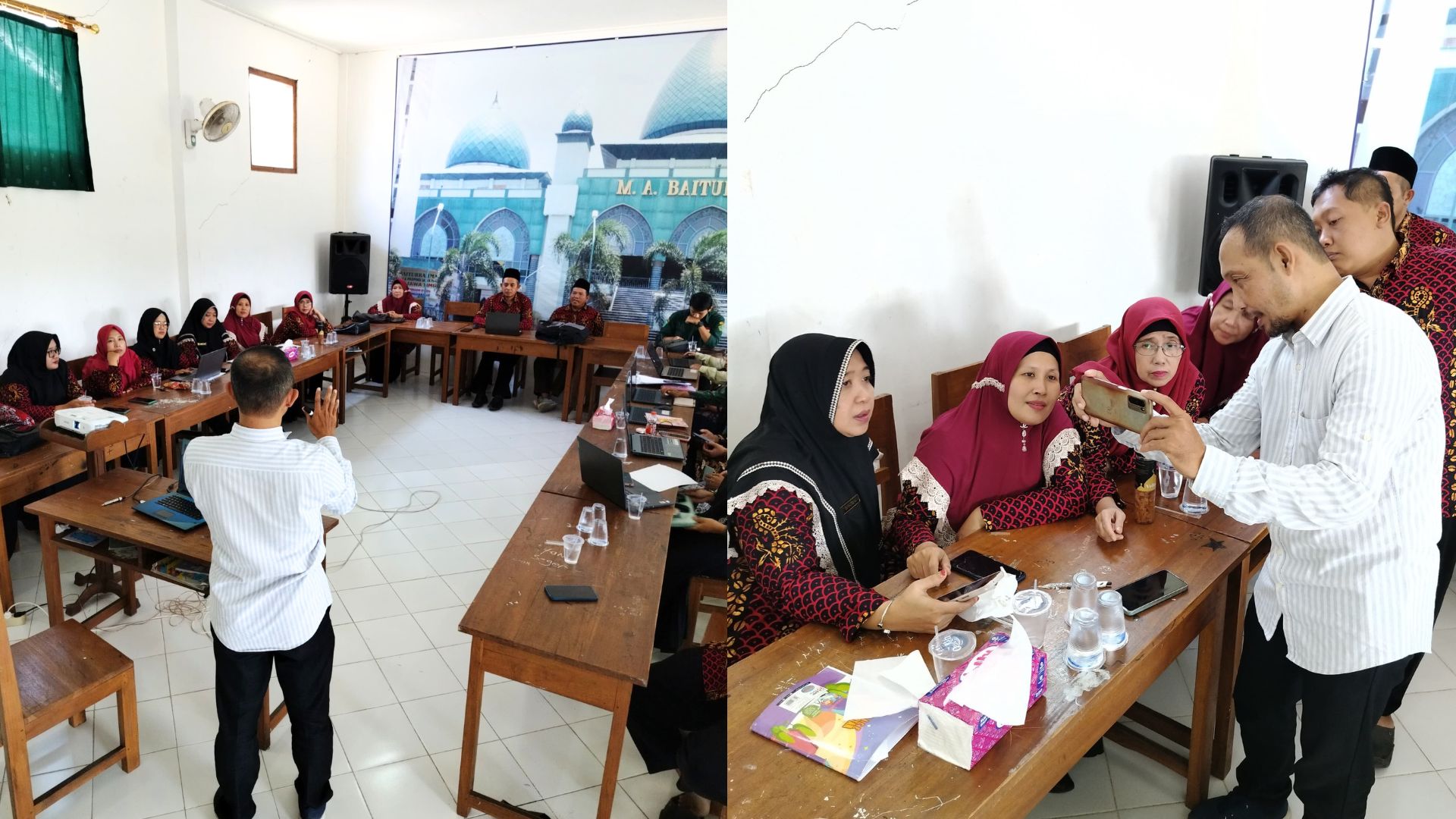 STIKOM PGRI BANYUWANGI BEKALI GURU MA BAITURRAHMAN KETERAMPILAN DIGITAL